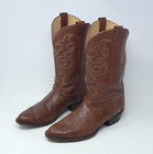 Nocona Boot Texas Brown Leather Vintage Western Cowboy Men’s Boots Size 11.5 EE