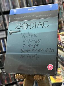 Zodiac: Director's Cut Zavvi Exclusive Steelbook (Blu-ray) David Fincher, NEW!
