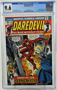 Daredevil #115 (1974) CGC 9.6 Ad for Incredible Hulk #181 Inside Marvel Comics