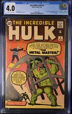 Incredible Hulk #6 CGC VG 4.0 Off White to White 1st Appearance Teen Brigade!