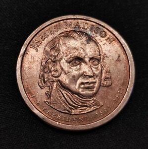 2007 P James Madison Presidential Dollar Coin