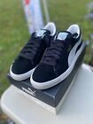 Puma Suede Vintage Never Worn Lace Up  Mens Black White Shoes 8.5 Priority Ship!