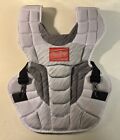 Rawlings VELO 2.0 Catcher's Chest Protector  Baseball Large - 17” White/Grey
