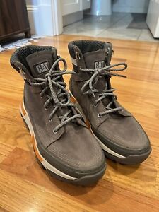 NEW: Caterpillar Casual Boots, Gray, Men's Size 10