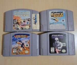 All 4 Nintendo 64 Star Wars Games
