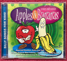 Apples & Bananas CD / Silly Songs for Kids! / 12 song tracks w/lyrics insert!