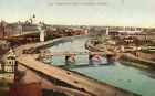 Vintage Postcard Birds Eye View Southeast Of St. Petersburg Moscow Russia