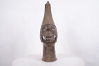 Gorgeous Benin Bronze Head 20.5
