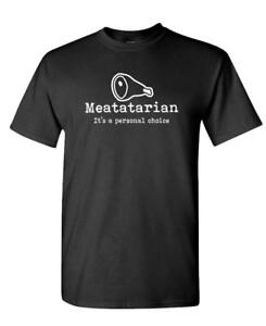MEATATARIAN - carnivore meat eater - Unisex Cotton T-Shirt Tee Shirt