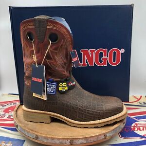 Durango Maverick Pro Waterproof Steel Toe Brown Western Work Boots Size 12 Wide