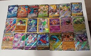 Pokemon TCG Card Lot 21x Collection Of Ex Vmax V Radiants