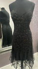 Vintage Betsey Johnson Black Tulle Sequin Evening Prom Dress *Only One On eBay!*