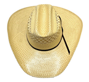 Size 7 1/4 Straw Resistol Cowboy Hat 20 X Shantung Vinylcote USA 2 Color Straw