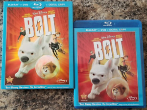 Disney Bolt (Three 3-Disc Edition DVD + Digital Copy + Blu-ray BD)