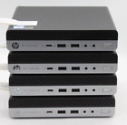 Lot of 4 HP EliteDesk 800 G3 DM 35W i5-7500T @ 2.70GHz 8GB No SSD/OS *Parts*