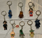 LEGO Keychain Keychains Star Wars SpongeBob Wonder Woman Pirates Ninjago Lot