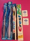 New Lot Of 4 Crest Soft Toothbrushes/2 Crest Glide Original Floss