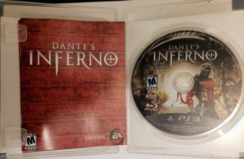 Dante's Inferno Divine Edition - PS3 Exclusive Rare Action-Adventure Game