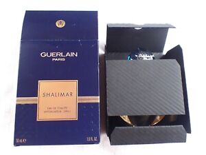 NEW IN BOX GUERLAIN PARIS SHALIMAR EAU DE TOILETTE SPRAY BOTTLE 1.6 Fl Oz. 50 ml
