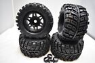 Team Associated Rival MT8 1/8 Scale 4WD Wheels & Tires Set of 4