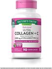 Ultra Collagen 3000mg 90 Caplets For Hair, Skin, Nails Type 1 - 3 with Vitamin C