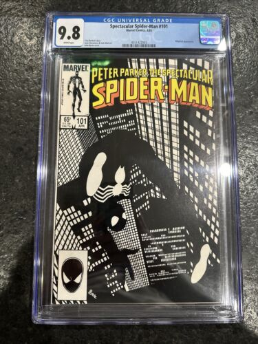 Spectacular Spider-Man #101 CGC 9.8 Peter Parker John Byrne Cover