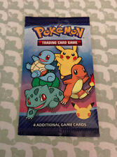 1x Pokemon 25th Anniversary McDonalds Promo Sealed Booster Card Free Shipping!