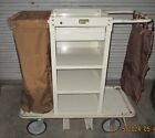 Janitor Hotel Housekeeping Cleaning Cart Drawer Laundry Bag Laundry Apron, Used