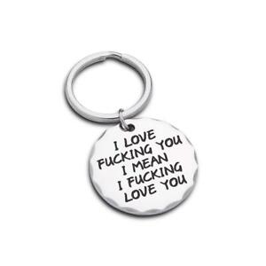Couple Funny keychain gifts for boyfriend husband gift from girlfriend wife h...