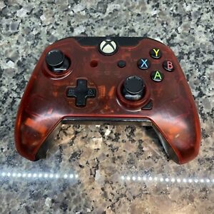 Xbox One, Xbox One S|X or PC PDP Wired Controller Crimson Red 3417GAA Clear