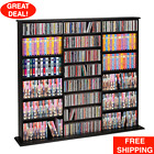 Wall Shelf Multi Media Storage Cabinet CD DVD Movie Organizer 51