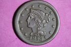 Estate Find 1853 - Braided Hair Large Cent!! #K42192