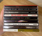 LOT of 9 CD Disc Alternative Rock Music: Live, Bob Dylan, Genesis & other