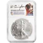 2020 $1 American Silver Eagle NGC MS70 Walt Cunningham Signature Label 1 of 500
