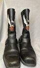 Harley Davidson Men's Motorcycle Black leather Cowboy Boots Shoes 91002 Sz 10.5