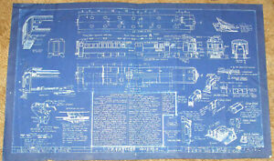 O Scale BLUEPRINT Plan CNW Chicago North Western GAS ELECTRIC Crestline WALTHERS