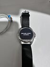 Used Michael Kors Access DW2c Smartwatch MKT5000 Silver With Black Band