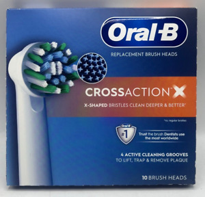 Oral-B Replacement Brush Heads Cross Action X (10 pack)
