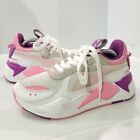 PUMA RS-X MIX RUNNING SNEAKERS GIRL'S MID Big Girl Sz 5Y= Women 6.5  WHT PINK