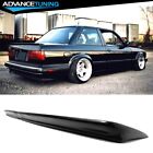 For 84-92 BMW E30 3 Series IS Style Unpainted Black PU Rear Trunk Spoiler Wing (For: BMW)
