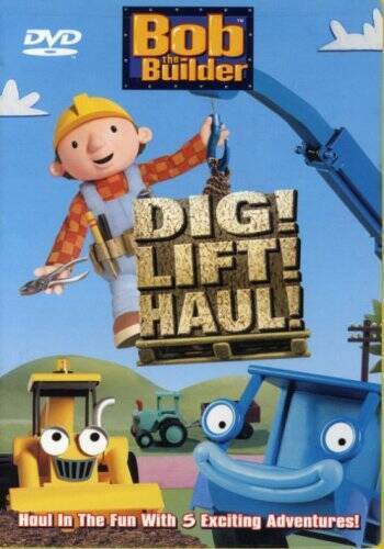 Bob the Builder - Dig Lift Haul - DVD - GOOD