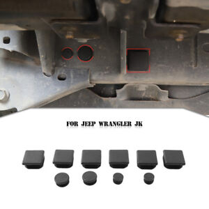 Chassis Waterproof Rubber Stopper Plugs Accessories for 2007-17 Jeep Wrangler JK (For: Jeep)