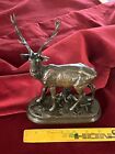 Alfred Dubucand Bronze 'Standing Stag' 19Th C