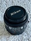 Nikon AF FX NIKKOR 50mm F/1.8D Lens for Nikon DSLR Cameras With Caps
