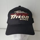 Team TRITON Boats Black Snapback Hat Embroidered Baseball Cap Fishing Boating