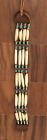 Native American Indian Style Buffalo Bone Choker Necklace Beaded Turquoise Stone