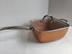 Copper Chef Nonstick Square Deep Pan with Lid Only 9.5 in #OSSH