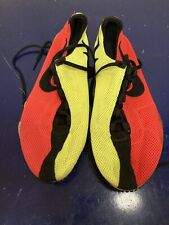 Nike Zoom Jasari Track Shoes Size 10 Crimson/ Black/ Neon Yellow Rasta 107023