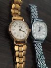 Vintage women's mechanical watch Luch set of 2 pieces Made in the USSR