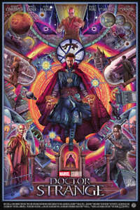 Marvel's Doctor Strange Poster Art Screen Print by Ise Ananphada Variant Ed.